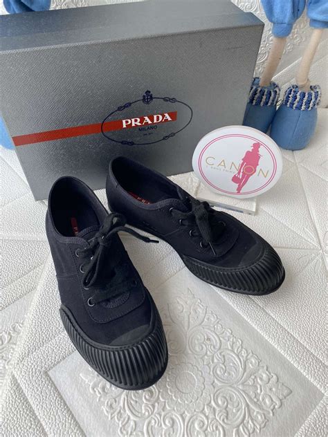 prada calzature donna nero.